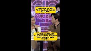 Kaya pala super ask Si Alden kay Kath kung kumaen naba.. #aldenrichards #kathrynbernardo #kathden