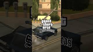 УГОН ОТ ПОЛИЦИИ ВО ВСЕХ ЧАСТЯХ GTA #shorts