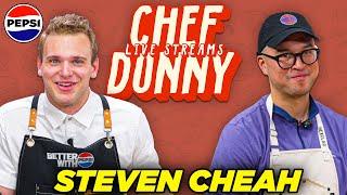 Chef Donny Live Stream Cooking Dumplings With Steven Cheah | Presented by @Pepsi