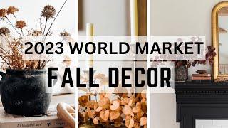 SHOP WITH ME - WORLD MARKET NEW FALL DECOR || 2023