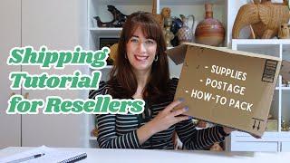 Easy Shipping Tutorial for Resellers | Tips, Supplies and How-To Pack