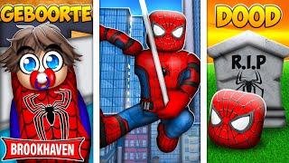 Van GEBOORTE Tot DOOD Als SPIDERMAN! (Roblox)