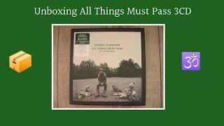 Unboxing All Things Must Pass 3CD Edition