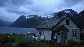 Thunderstorm Sounds by the Lake House | Thunder and Rain for Sleeping, Relaxing or Study