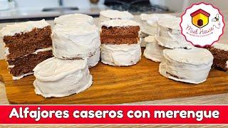 ALFAJORES DE CHOCOLATE MERENGADOS más fáciles y más ricos