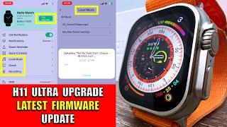 H11 ULTRA UPGRADE  Latest UPDATE makes Music Upload FASTER! - Apple Watch ULTRA Clone