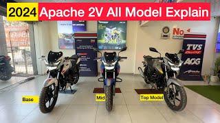 TVS Apache RTR 160 2V RM DRUM vs RM DISC vs RM DISC BT with Onroad Price