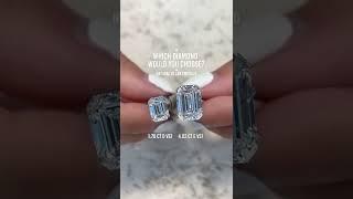 Which Emerald Cut Diamond Would You Choose: Lab VS Natural