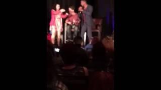 Mary Franchetti and Andrew Lees singing at TVDNJ