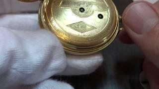 Antique Tobias 18k gold pocket watch