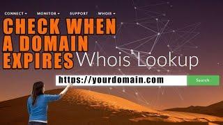 How to check expiry date of a domain [Easy method] ️