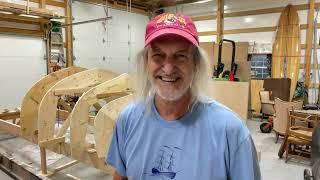 Boat Building Somes Sound 12 1/2 - Setting the Aft Frames - Ep 15