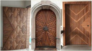 2025 Latest Wooden Main Door Designs For Modern Home Interior Door Ideas Trendy #Door #Designs