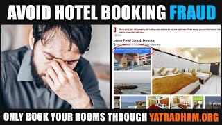 Online Hotel Booking Fraud Awareness | Room Booking Scam Exposed by YatraDham.Org