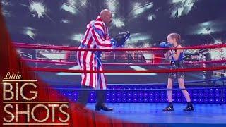 Kazakhstan's Power Boxing Kid, Evnika, Takes On Steve Harvey!