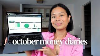 OCTOBER MONEY DIARIES | new york trip, income, savings, investments