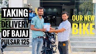 Taking Delivery Of New BIKE  Bajaj Pulsar 125 | Bikeholic Reknos ||