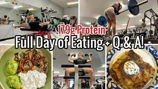 FULL DAY OF EATING & Q & A | FULL BODY WORKOUT | IN WITH JEN