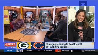 Good Morning Football: Kay Adams Reports On Chicago Preparing To Host Kickoff To 100th NFL Season