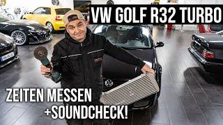 LEVELLA | Golf 4 R32 Turbo | Abholung bei BTS + Zeiten messen & Soundcheck!