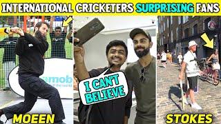 When Famous International Cricketers Surprising Their Fans ( Part 2 ) | Moeen, Buttler, Kohli
