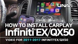 How to Install APPLE CARPLAY in INFINITI QX50 2014, 2015, 2016, 2017, INFINITI EX