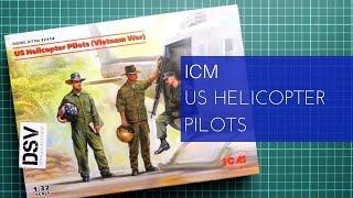 ICM 1/32 US Helicopter Pilots Vietnam War (32114) Review