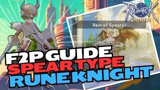 Ragnarok Origin Global: Spear Rune Knight PVE build - F2P Guide