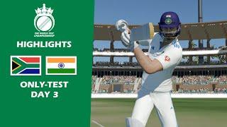 South Africa v India - Only-Test Day 3 2024 | DP World Wanderers (Johannesburg) | Gaming Series