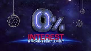 0% Interest, 6 Months Installment