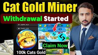 Cat Gold Miner Airdrop Withdrawal | Bitget Exchange | Cat Gold Miner Bot | Airdrop Mining