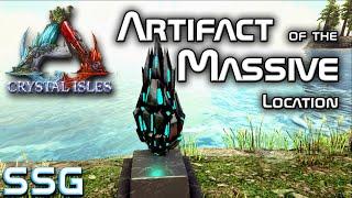 ARK Crystal Isles Artifact of the Massive Location