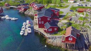 Flying over Lofoten - Norway's best islands by drone