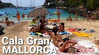 Cala GRAN MALLORCA | Spain 2023 july  4K Beach walk