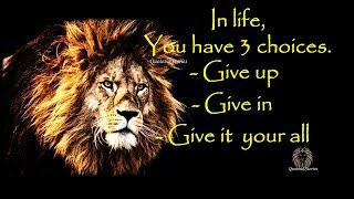 Vivid Life Quotes | Lion attitude | Motivational Quotes | Be The Lion | Powerful  Quotes