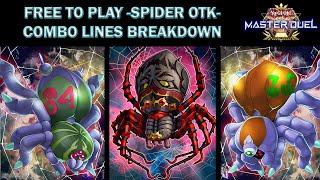 HOW TO SPIDER OTK - KING OF THE ISLAND FESTIVAL GAMEPLAY & COMMENTARY - Master Duel