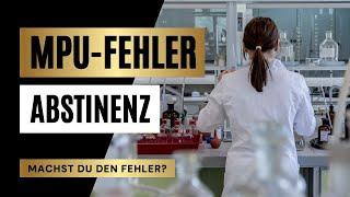 Vermeide diesen Fehler der MPU-Abstinenz | Erfolgreich die MPU bestehen | SEDURA Consulting