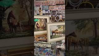Оформлення вишивки.Набір для вишивання хрестиком DIMENSIONS Gold Collection 35174 Коні у джерела