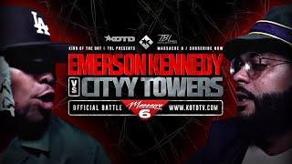 EMERSON KENNEDY vs CITY TOWERS - KOTD x TBL - FULL RAP BATTLE