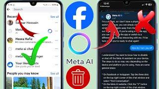 Cómo eliminar Meta AI de Facebook 2024 |  Cómo eliminar Meta Ai en Facebook