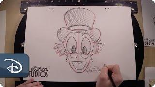 How-To Draw Scrooge McDuck | Walt Disney World