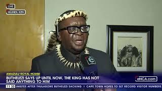 The King has been pressured to part ways with me - Buthelezi