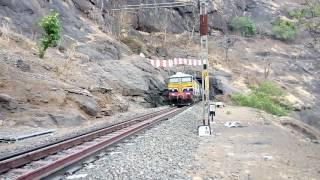 WCAM2p with Sahyadri Express at Viaduct 6 Bhor Ghat