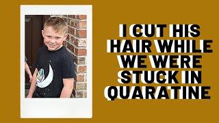 I CUT MY SONS HAIR | Hailey Cormier