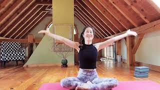 薇瑜伽-Vicky's Everyday Yoga-10分钟全是拉伸，肩膀，胯部，臀部，腿部-舒服感觉好-10 minutes whole body stretch