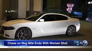 Woman shot on Mag Mile