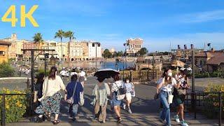 Tokyo Disney Sea Walking Tour and Boat Ride | 4K 60FPS |