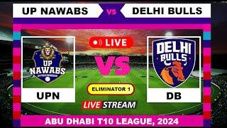 UP Nawabs vs Delhi Bulls T10 Live Cricket | Abu Dhabi T10 League English Commentary