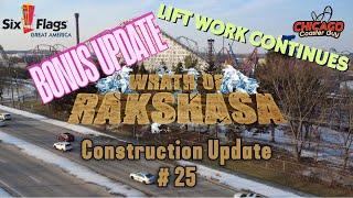 Six Flags Great America Wrath Of Rakshasa Construction Update #25