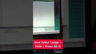 How to delete the ledger ! #tally #tallyerp9 #tallyprime #viral #shorts #shortfeed #shortsfeed